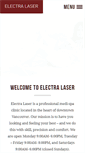 Mobile Screenshot of electralaser.com